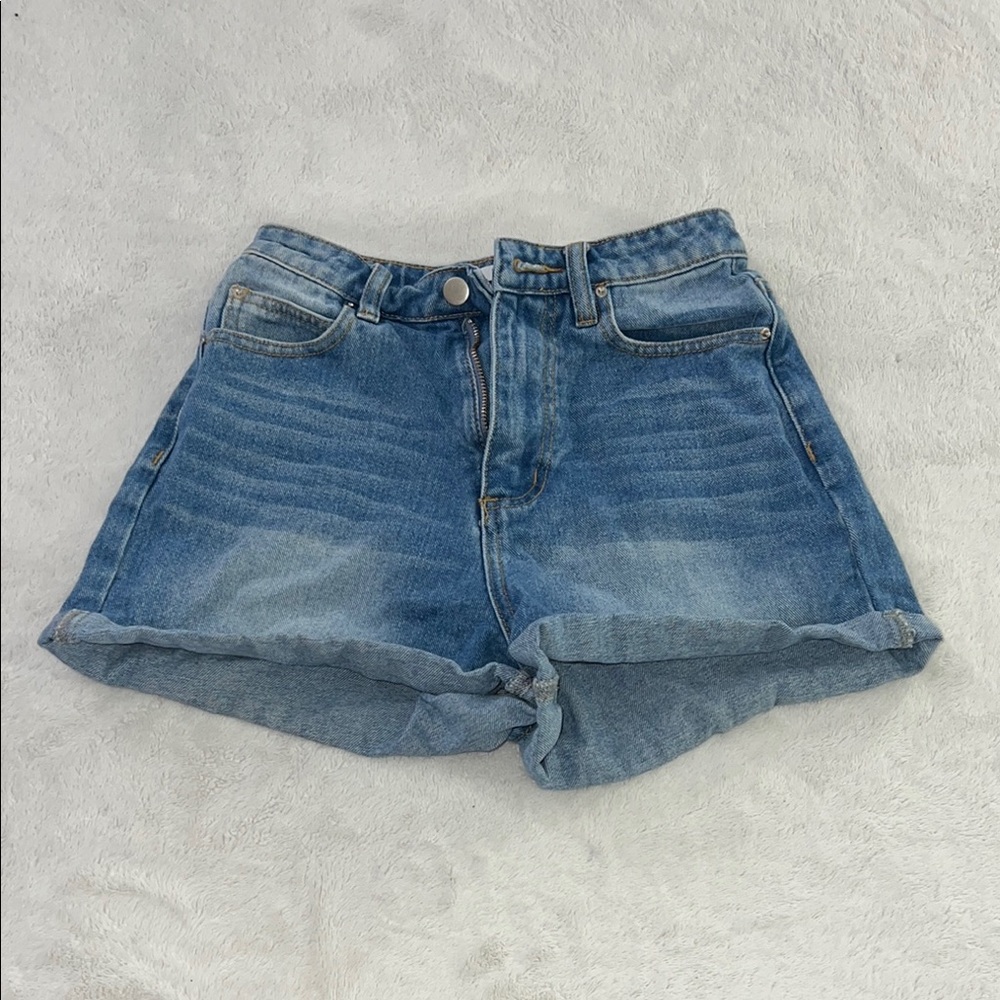 Tiger Mist Blue Jean Shorts